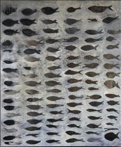 Fischschwarm am Riff 2Cornelia Hauch Acrylmalerei